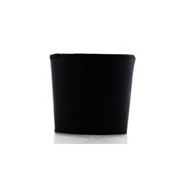 United Scientific Laboratory Grade Rubber Stopper with Hole, Black SBR Rubber, Size No 5, 28 x 24 x 25mm, 21PK 259150H-55 - main